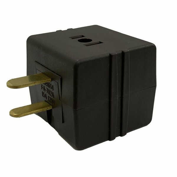 Multiway Cube Adapter Brown 15A FA-702A/01BUPRJ